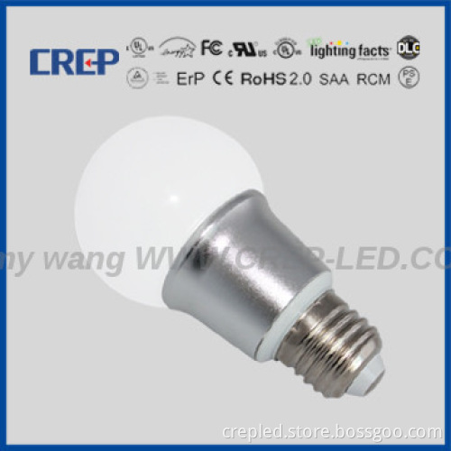 6w plastic lens LED globe bulb 40W equuivalent